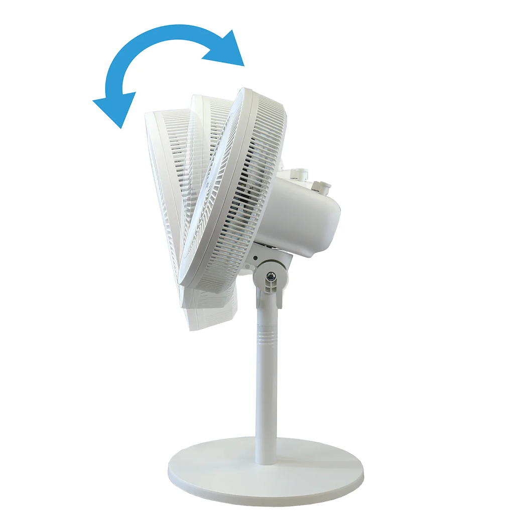 Igenix IGFP012W 12 Inch 7 Bladed Pedestal Fan - White