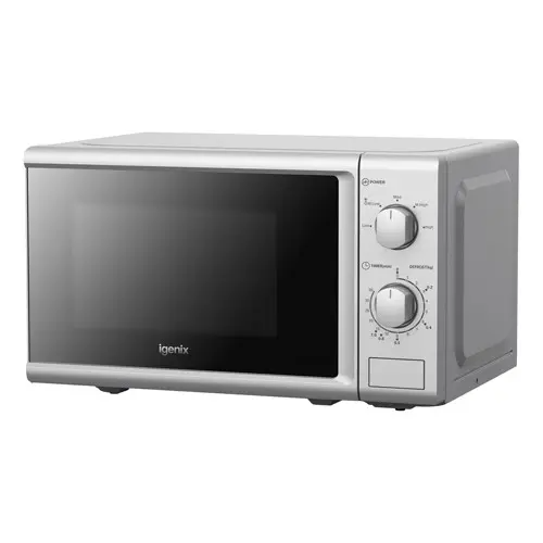 Igenix 800W 20L Silver Manual Microwave