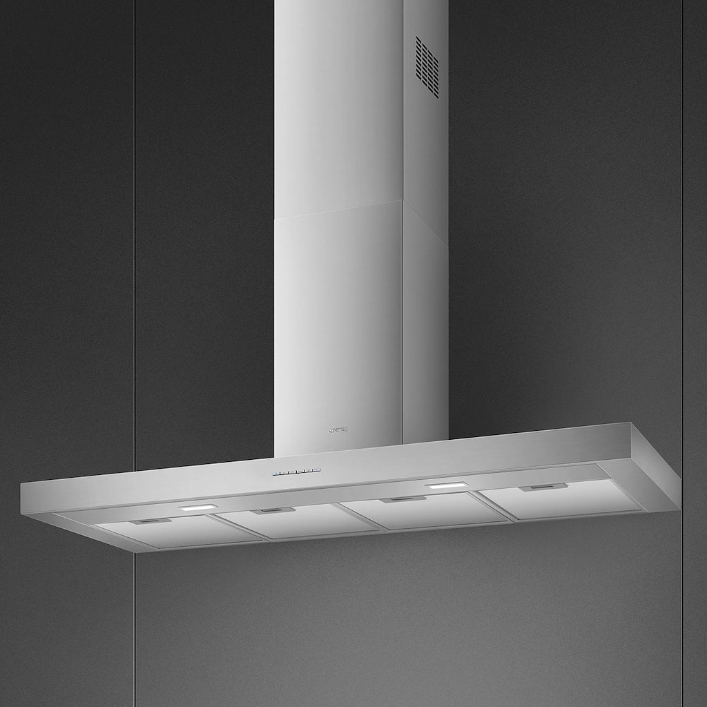Smeg KBT1200XE 120cm Chimney Hood, Stainless Steel