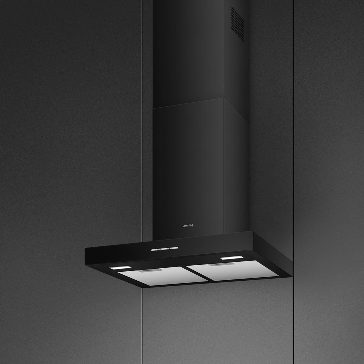 Smeg KBT600BL 60cm Chimney Cooker Hood - Black