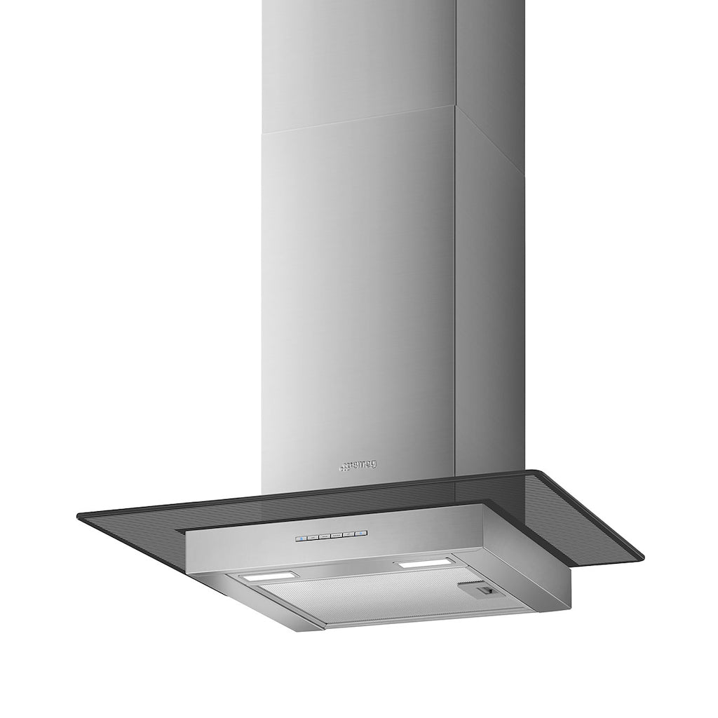 Smeg KBT600VE 60cm Chimney Hood, Stainless Steel & Glass