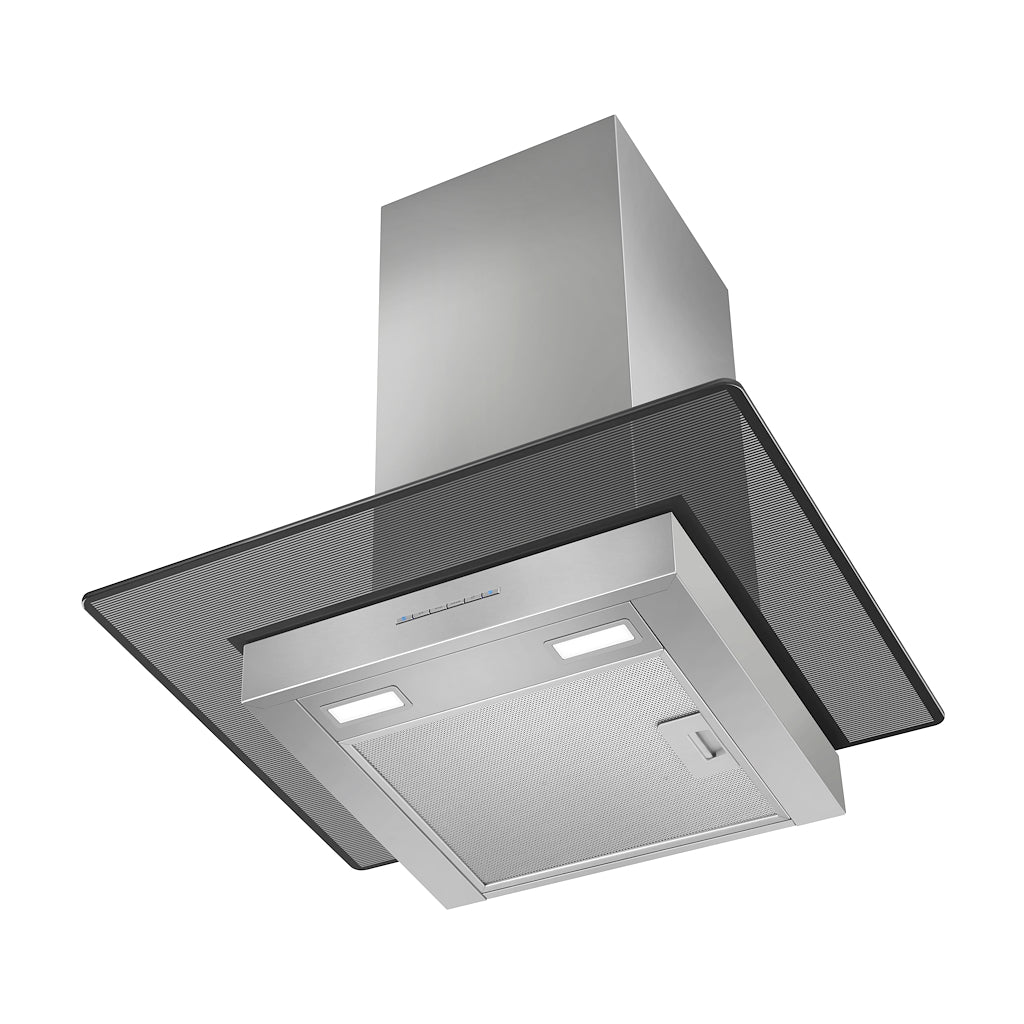 Smeg KBT600VE 60cm Chimney Hood, Stainless Steel & Glass