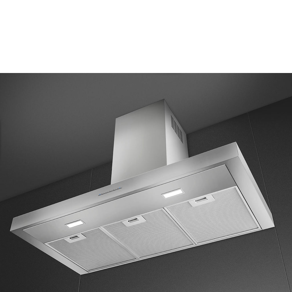 Smeg KBT900XE 90cm Chimney Hood, Stainless Steel