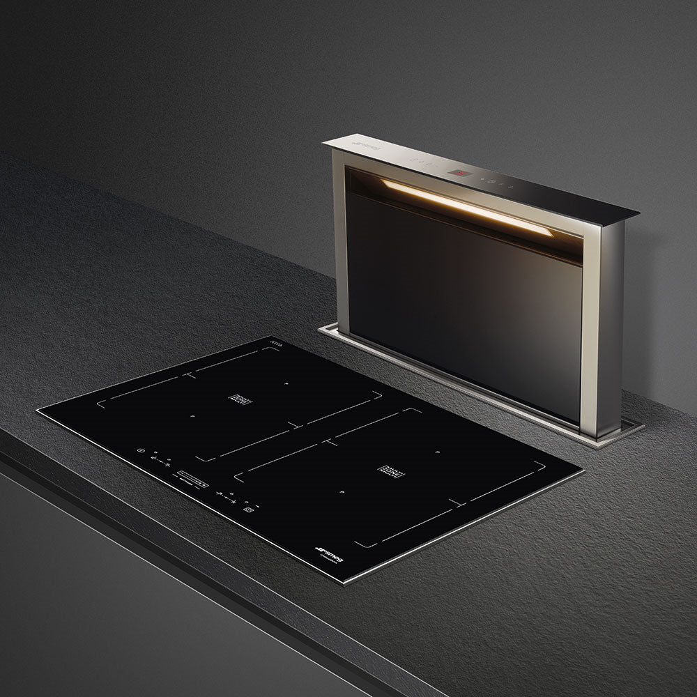 Smeg KDD60VXE-3 60cm Downdraft Cooker Hood - Stainless Steel