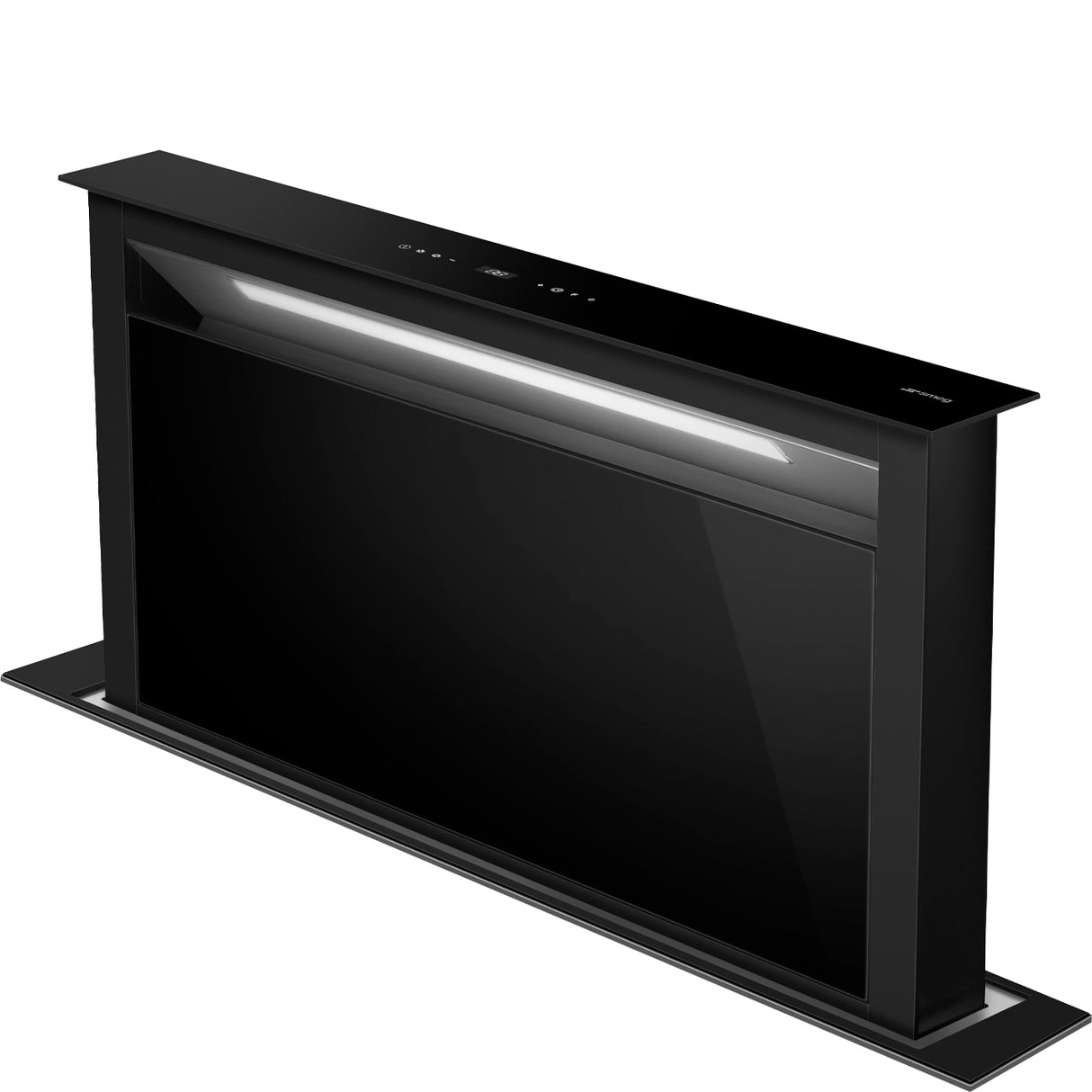 Smeg KDD90CNE2 90cm Downdraft Cooker Hood - Black