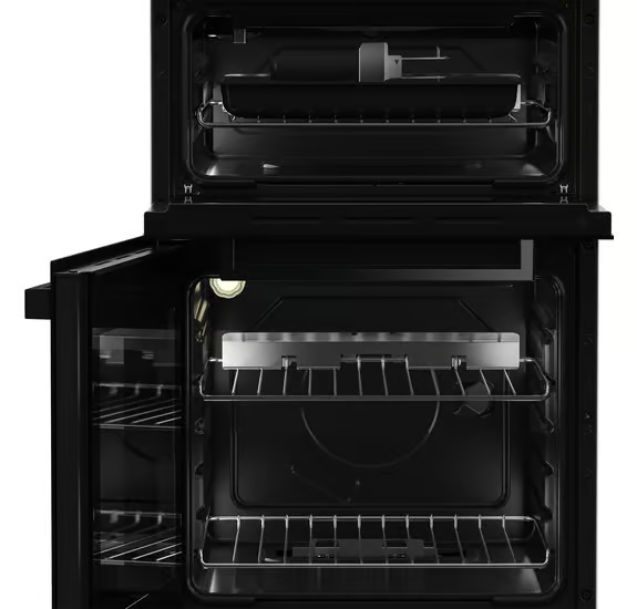 Beko KDG583K 50cm Freestanding Gas Twin Cavity Cooker - Black