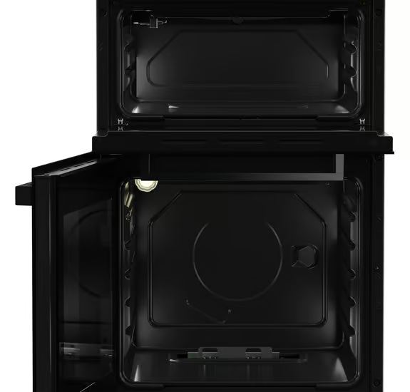 Beko KDG583K 50cm Freestanding Gas Twin Cavity Cooker - Black
