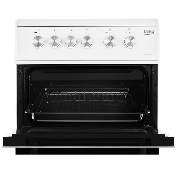 Beko KDVC563AKW 50cm Double Oven Electric Cooker - White