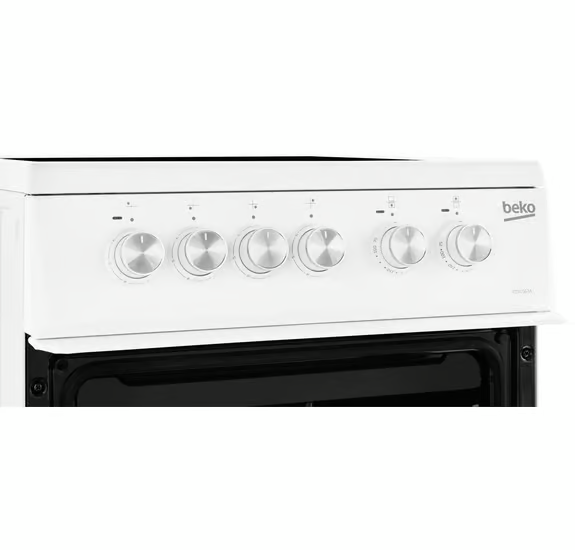 Beko KDVC563AKW 50cm Double Oven Electric Cooker - White