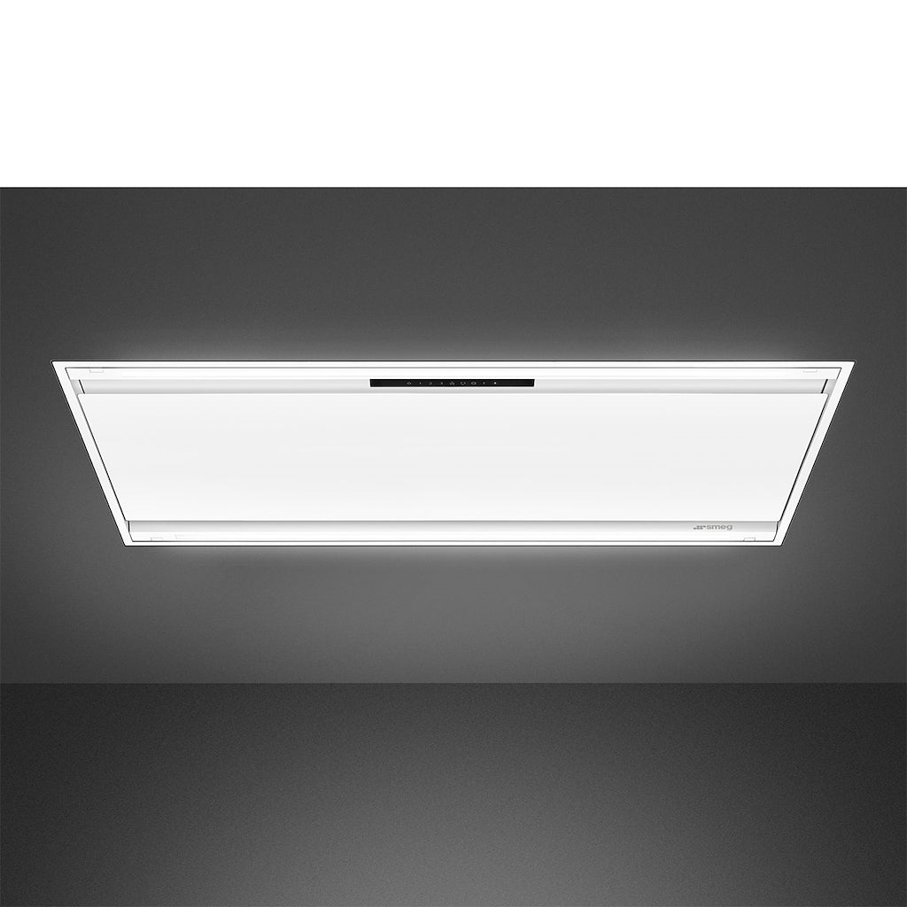 Smeg KL12L4WH 120cm Alta Ceiling Hood Auto Vent 2.0, White