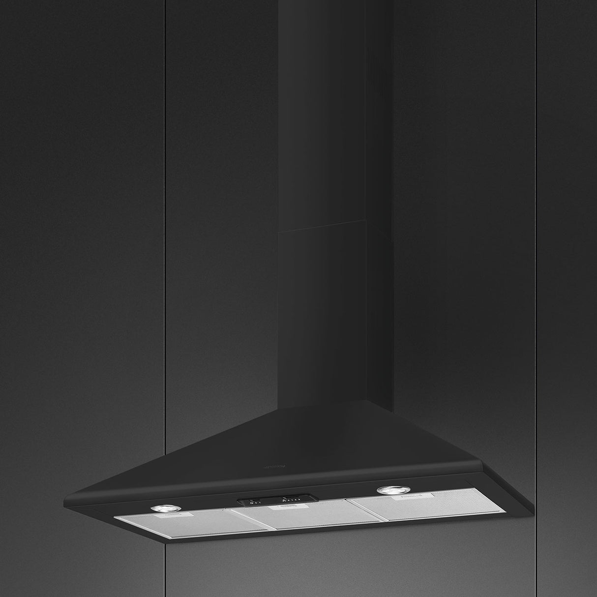 Smeg KSED95MBL 90cm Canopy Cooker Hood - Matte Black