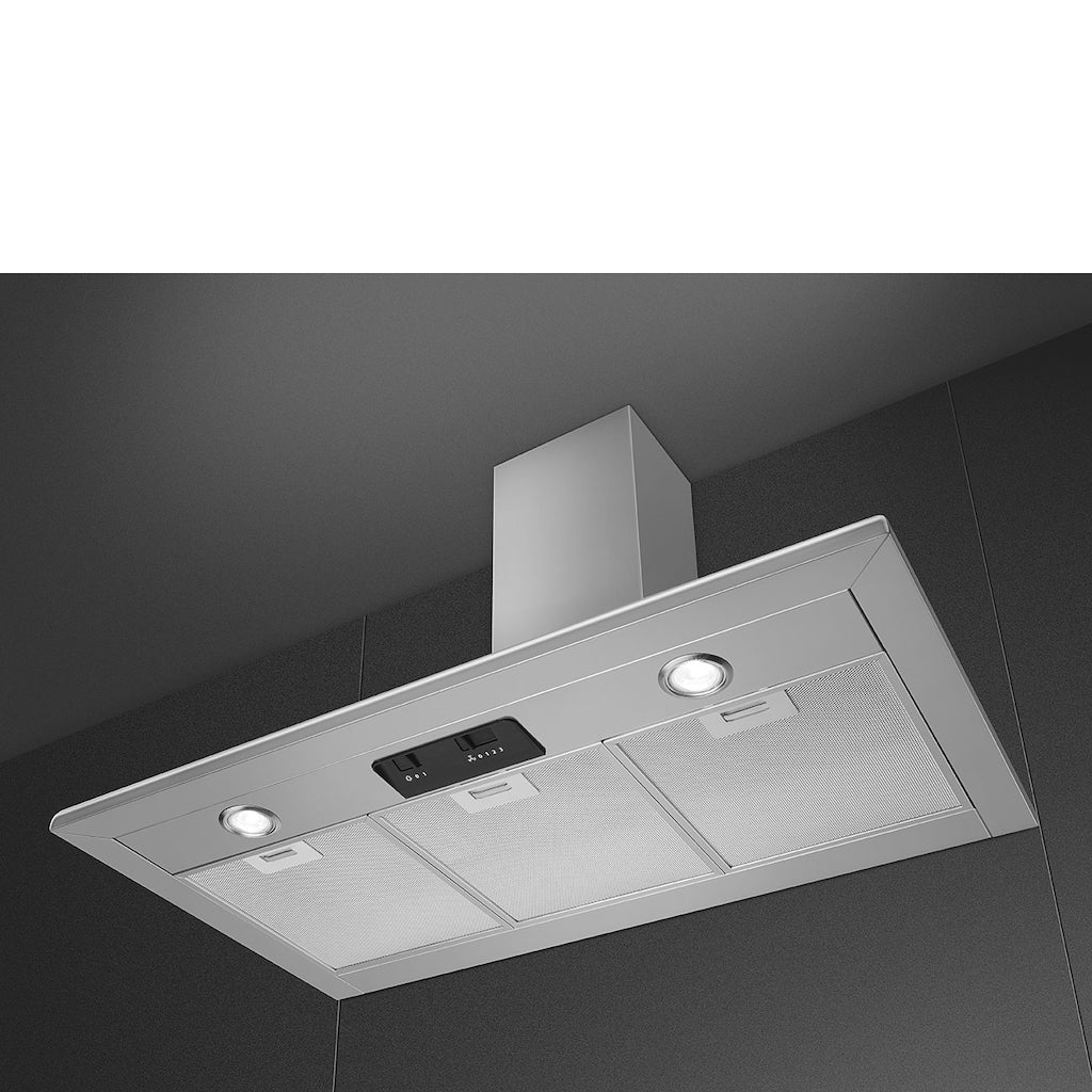 Smeg KSED95XE 90cm Chimney Hood, Stainless Steel