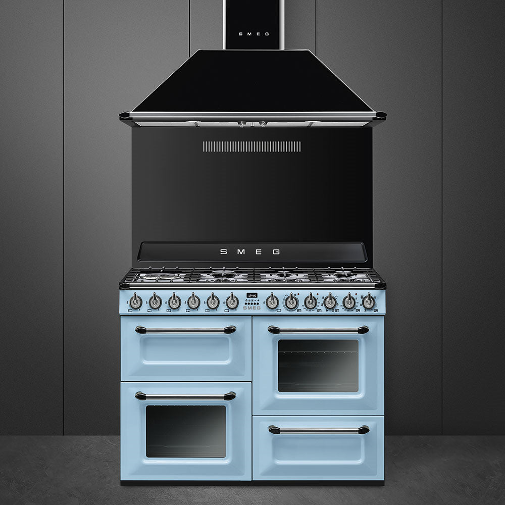 Smeg KT110BLE 110cm Victoria Chimney Hood, Black