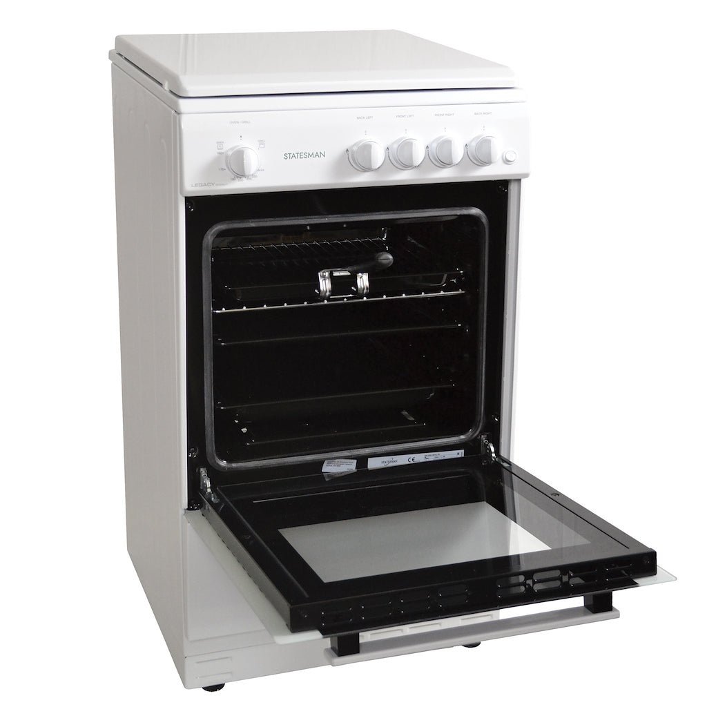 Statesman LEGACY50GSLF 50cm Single Cavity Gas Cooker with Top