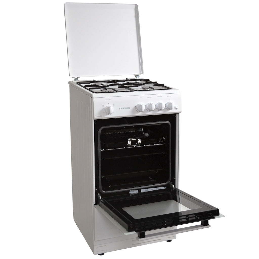 Statesman LEGACY50GSLF 50cm Single Cavity Gas Cooker with Top