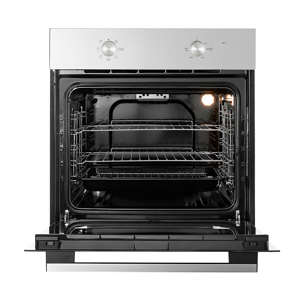 Midea Xpress MBO65M40M04E-SS Static Built-In Single Oven - Stainless Steel - A Rated