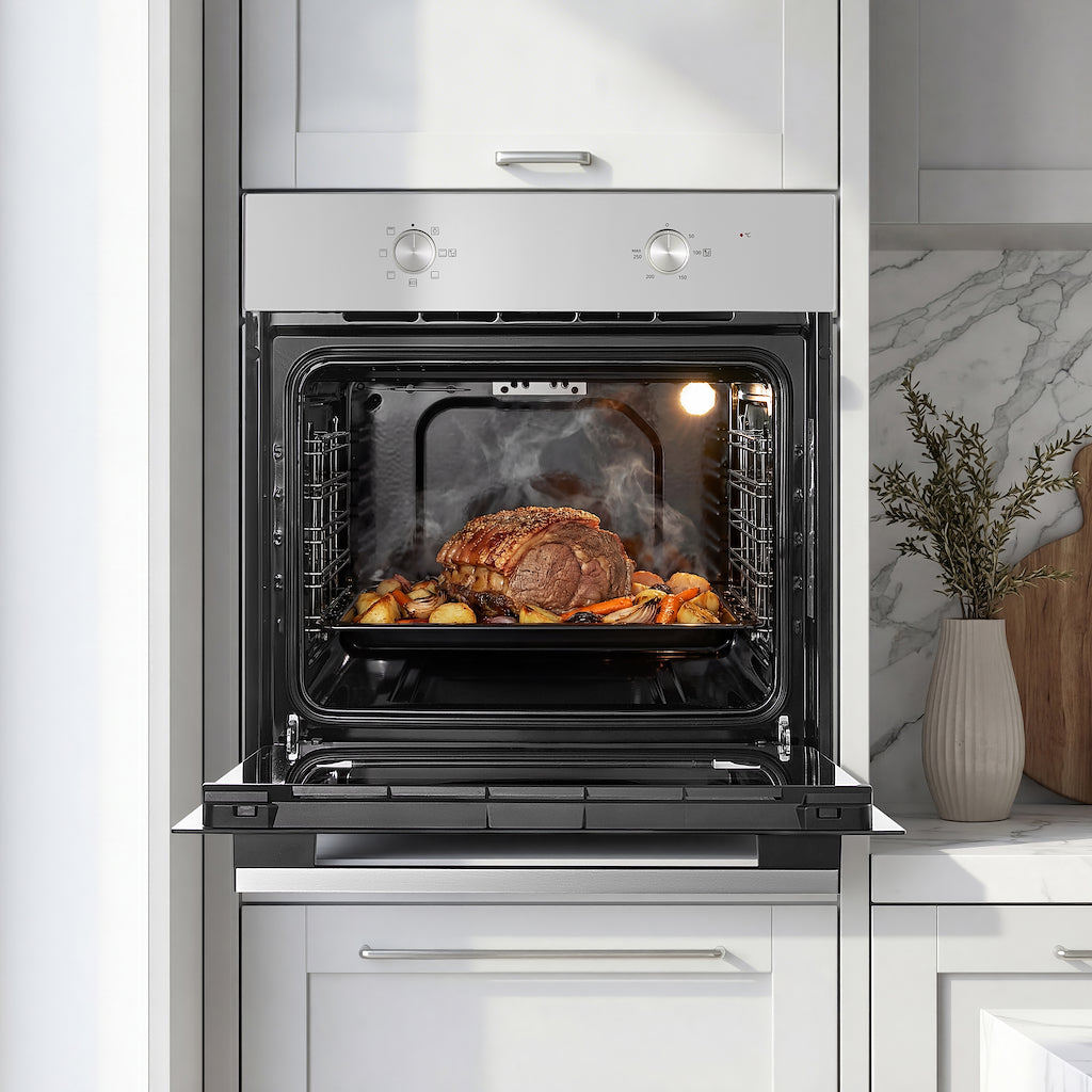 Midea Xpress MBO65M40M04E-SS Static Built-In Single Oven - Stainless Steel - A Rated