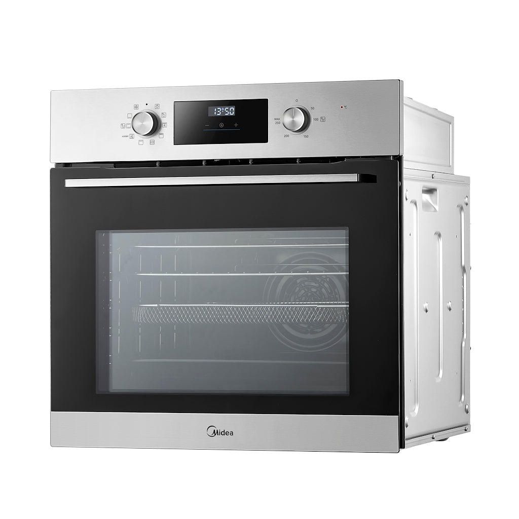 Midea Xpress Fry MBO65M90D2C-SS Multifunction Built-In Single Oven with Catalytic Liners - Stainless Steel - A+ Rated