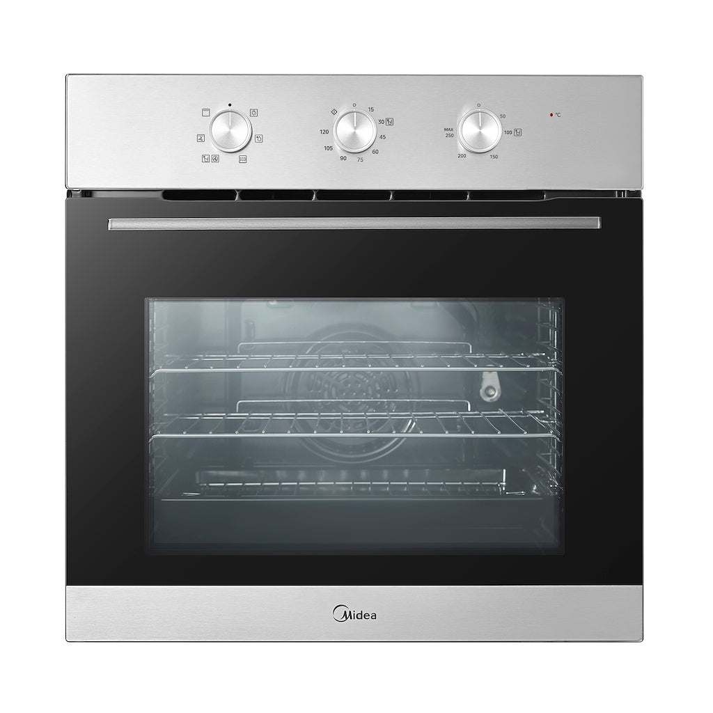 Midea Xpress MBO65M90M1-SS Fan Built-In Single Oven - Stainless Steel - A Rated