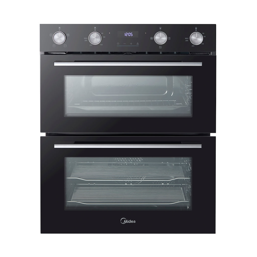 Midea MBOD50M3AD0-BK Fan Built-Under Double Oven - Black - AA Rated