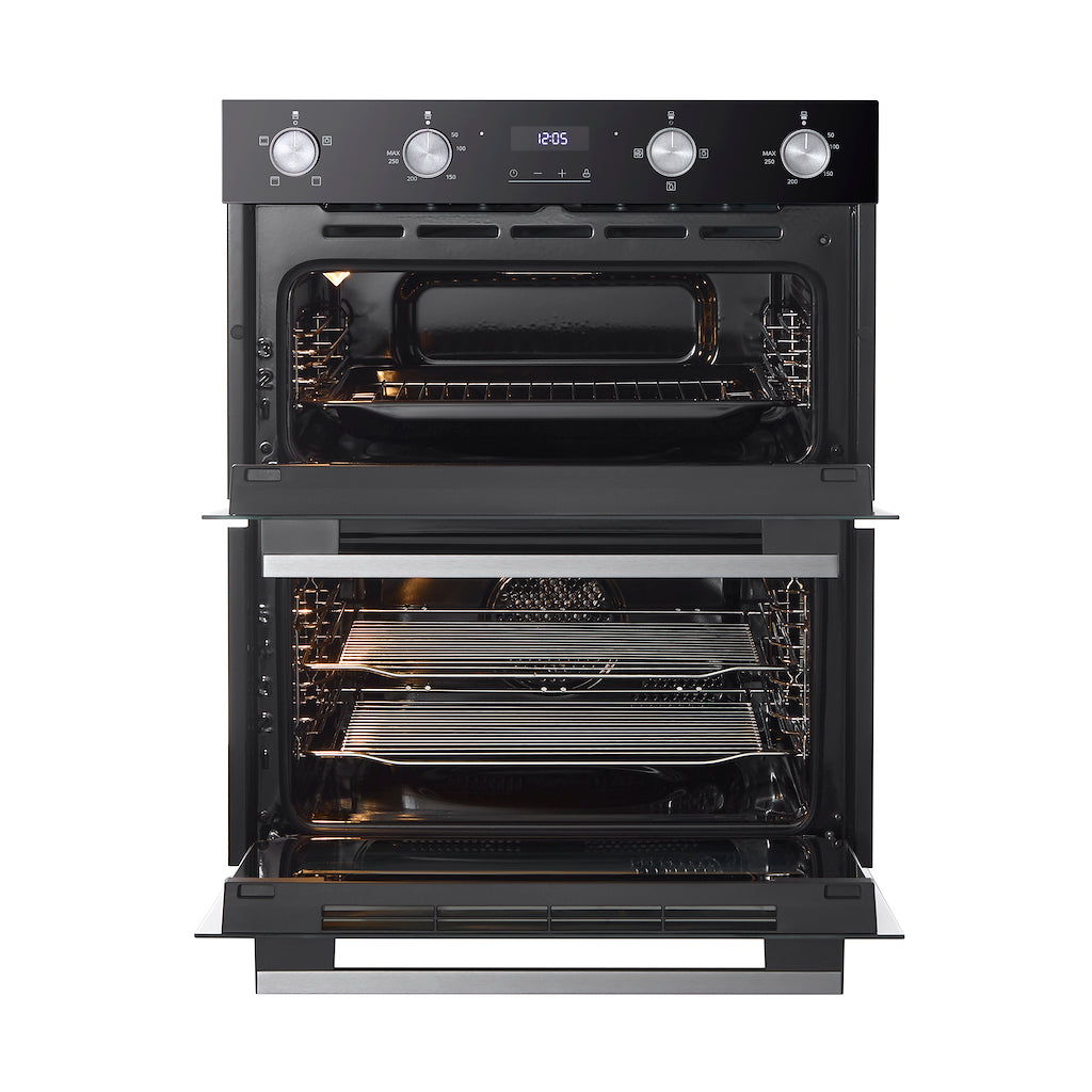 Midea MBOD50M3AD0-BK Fan Built-Under Double Oven - Black - AA Rated