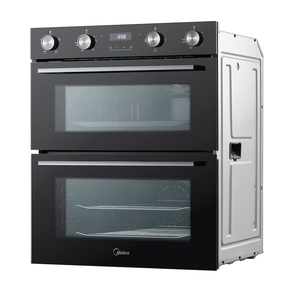 Midea MBOD50M3AD0-BK Fan Built-Under Double Oven - Black - AA Rated