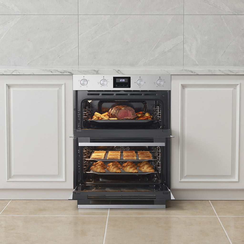 Midea MBOD50M3AD0-SS Fan Built-Under Double Oven - Stainless Steel - AA Rated