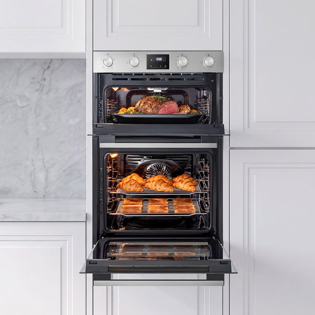 Midea MBOD70M30D0-SS Multifunction Built-In Double Oven - Stainless Steel - AA Rated