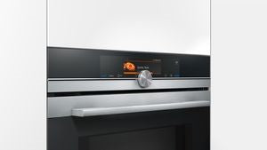 Siemens HN678G4S1, Built-in oven with added steam and microwave function