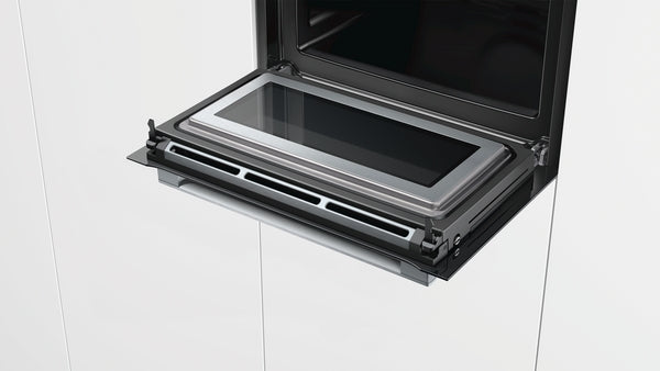 Bosch CMG656BS1, Built-in compact oven with microwave function
