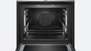 Siemens HN678G4S1, Built-in oven with added steam and microwave function