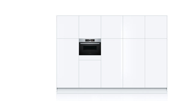 Bosch CMG656BS1, Built-in compact oven with microwave function