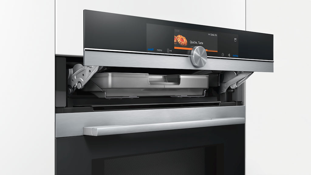 Siemens HN678G4S1, Built-in oven with added steam and microwave function