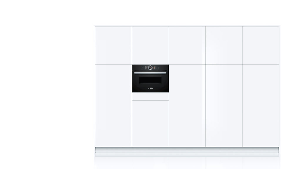 Bosch CMG676BB1, Built-in compact oven with microwave function