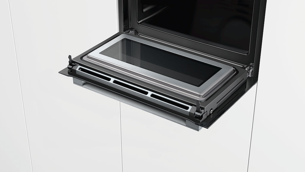 Bosch CMG676BB1, Built-in compact oven with microwave function