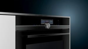 Siemens HN878G4B0, Built-in oven with added steam and microwave function