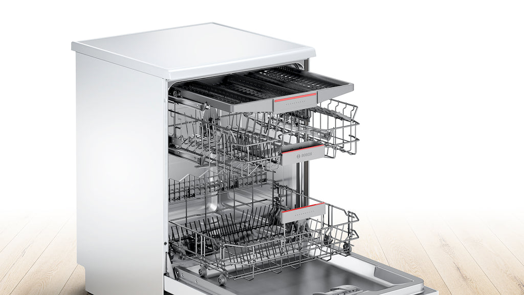 Bosch SMS46MW03G, Free-standing dishwasher