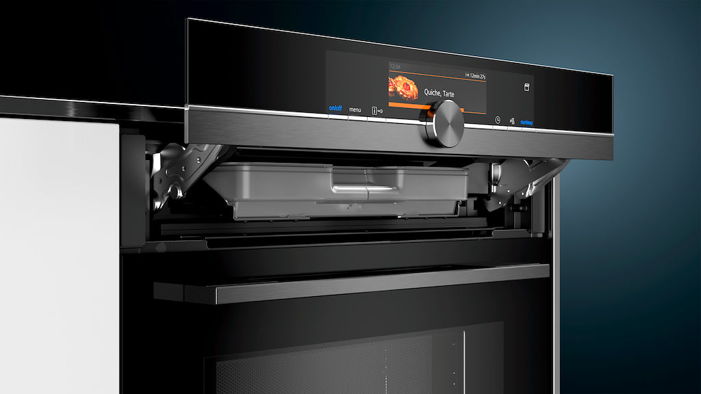 Siemens HN878G4B0, Built-in oven with added steam and microwave function
