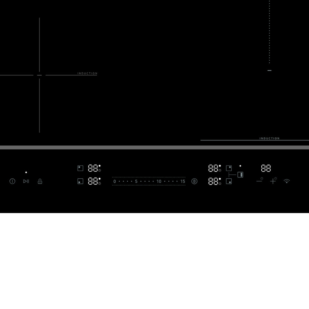Midea Even Pro MIH744BE325GKD 60cm Induction Hob - Black