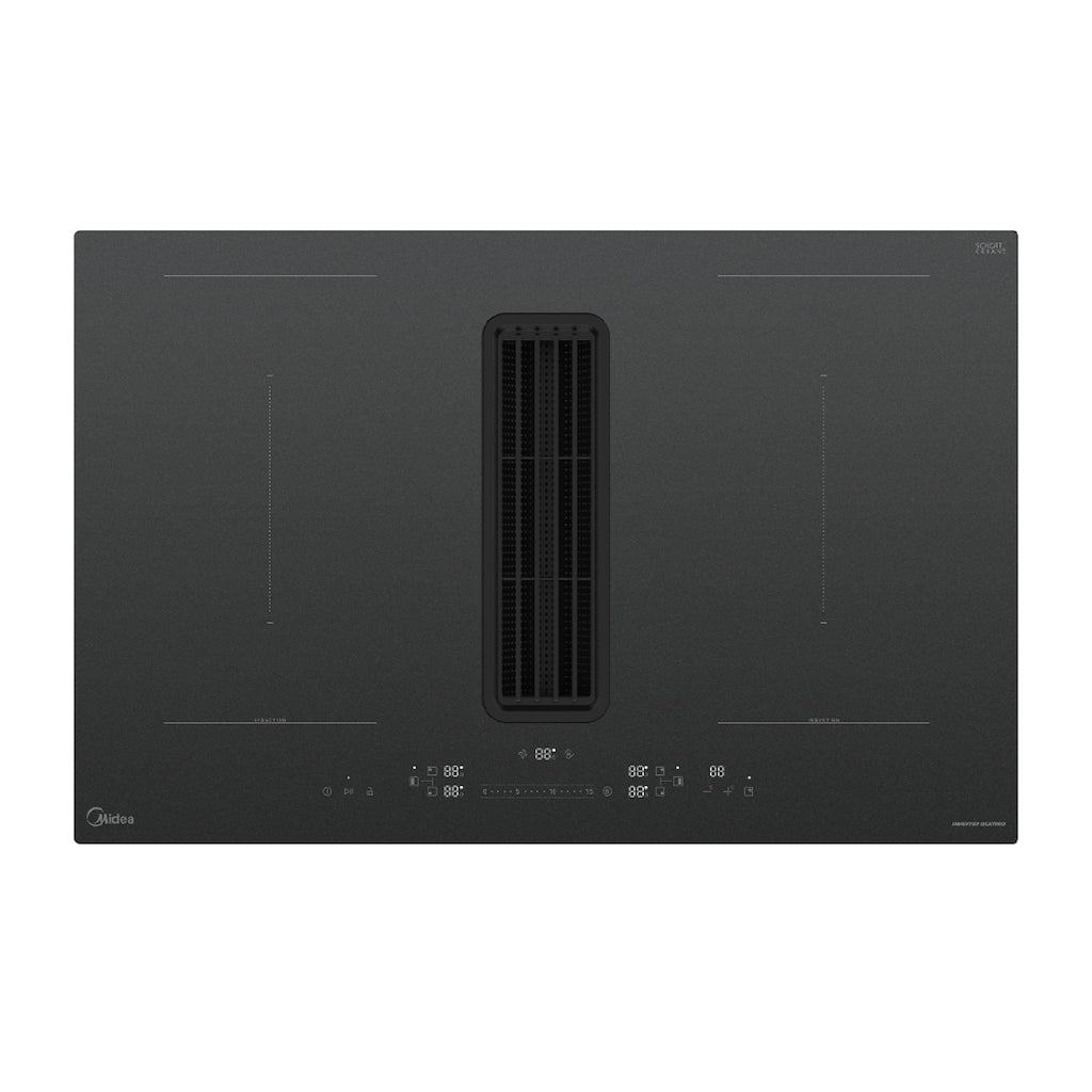 Midea Even Pro MIH7480Y225GKH1 80cm Induction Extractor Hob - Black