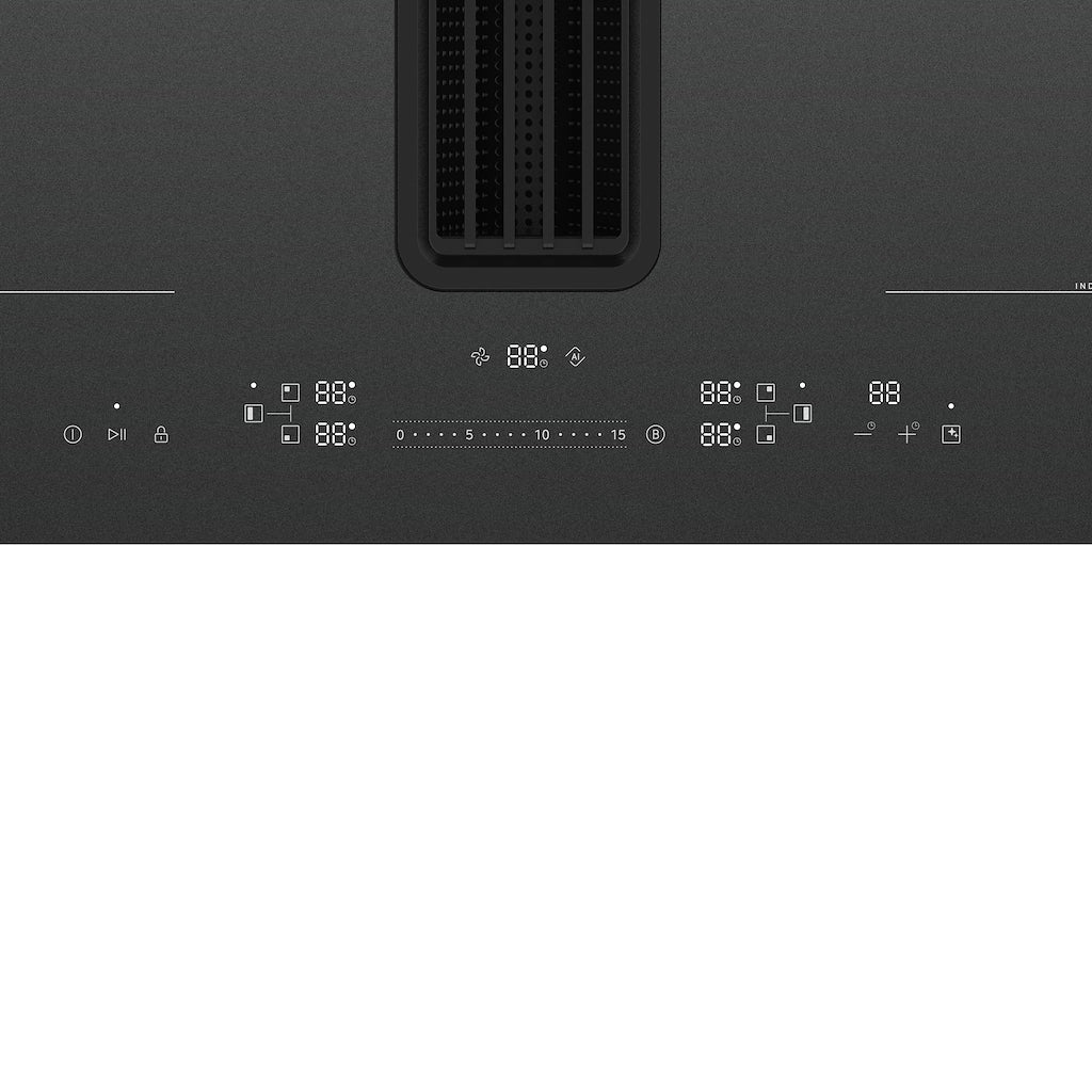 Midea Even Pro MIH7480Y225GKH1 80cm Induction Extractor Hob - Black