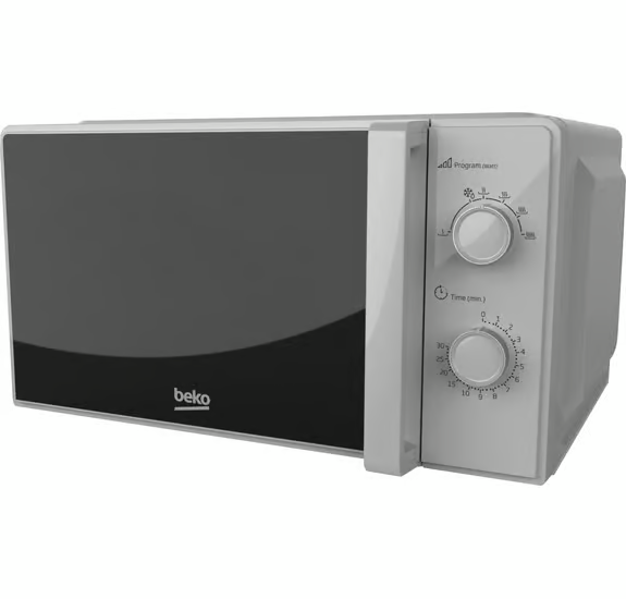 Beko MOC20100SFB 700W 20 Litre Compact Microwave - Silver