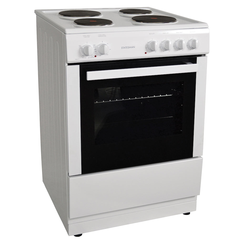 Statesman NAPIER60EW 60cm Single Cavity Electric Cooker