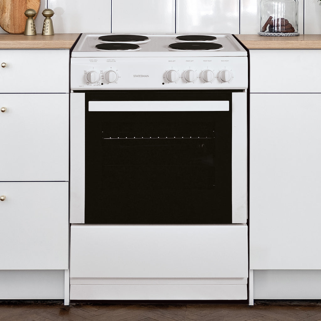 Statesman NAPIER60EW 60cm Single Cavity Electric Cooker