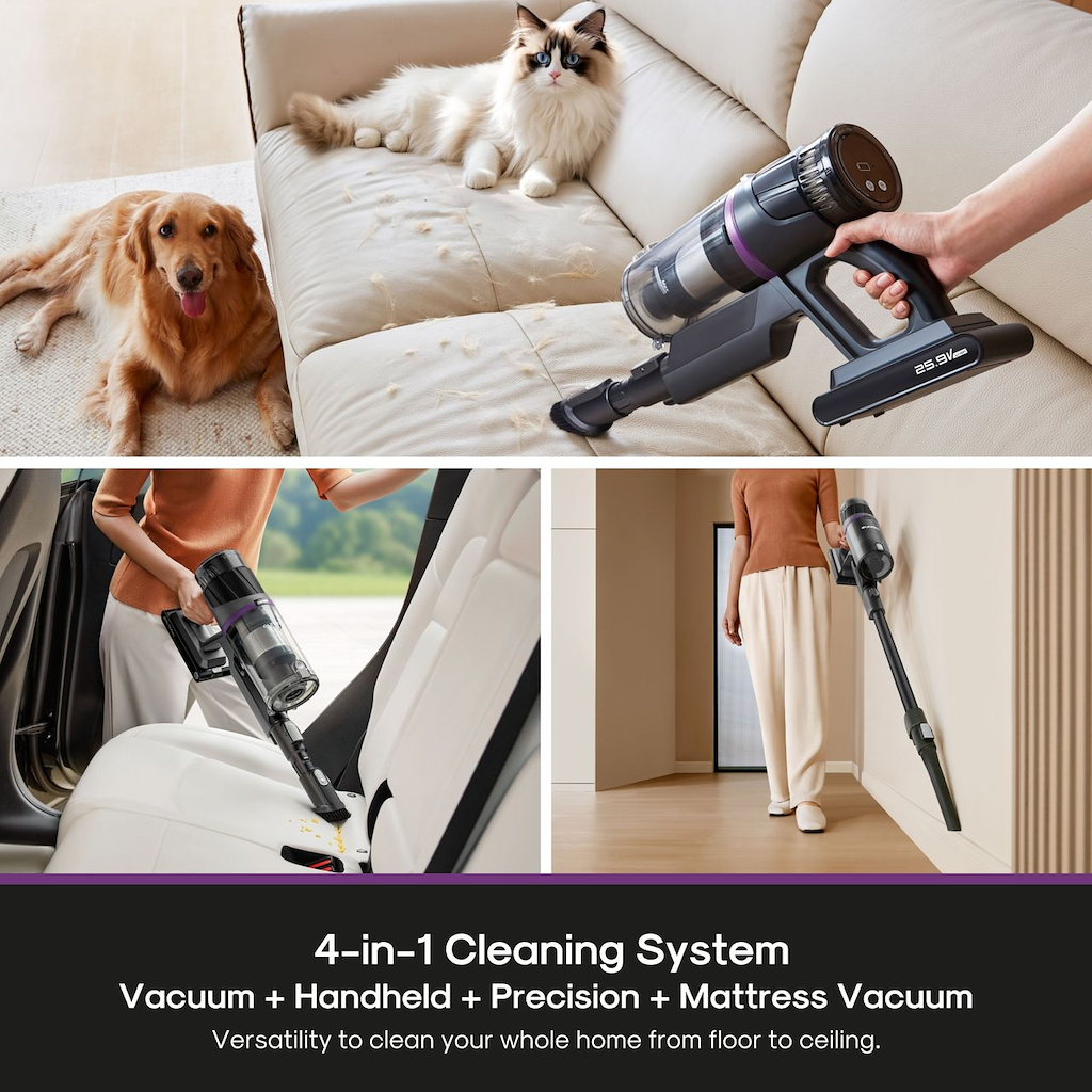 Eureka NEC520BK Cordless Vacuum Cleaner - Grey