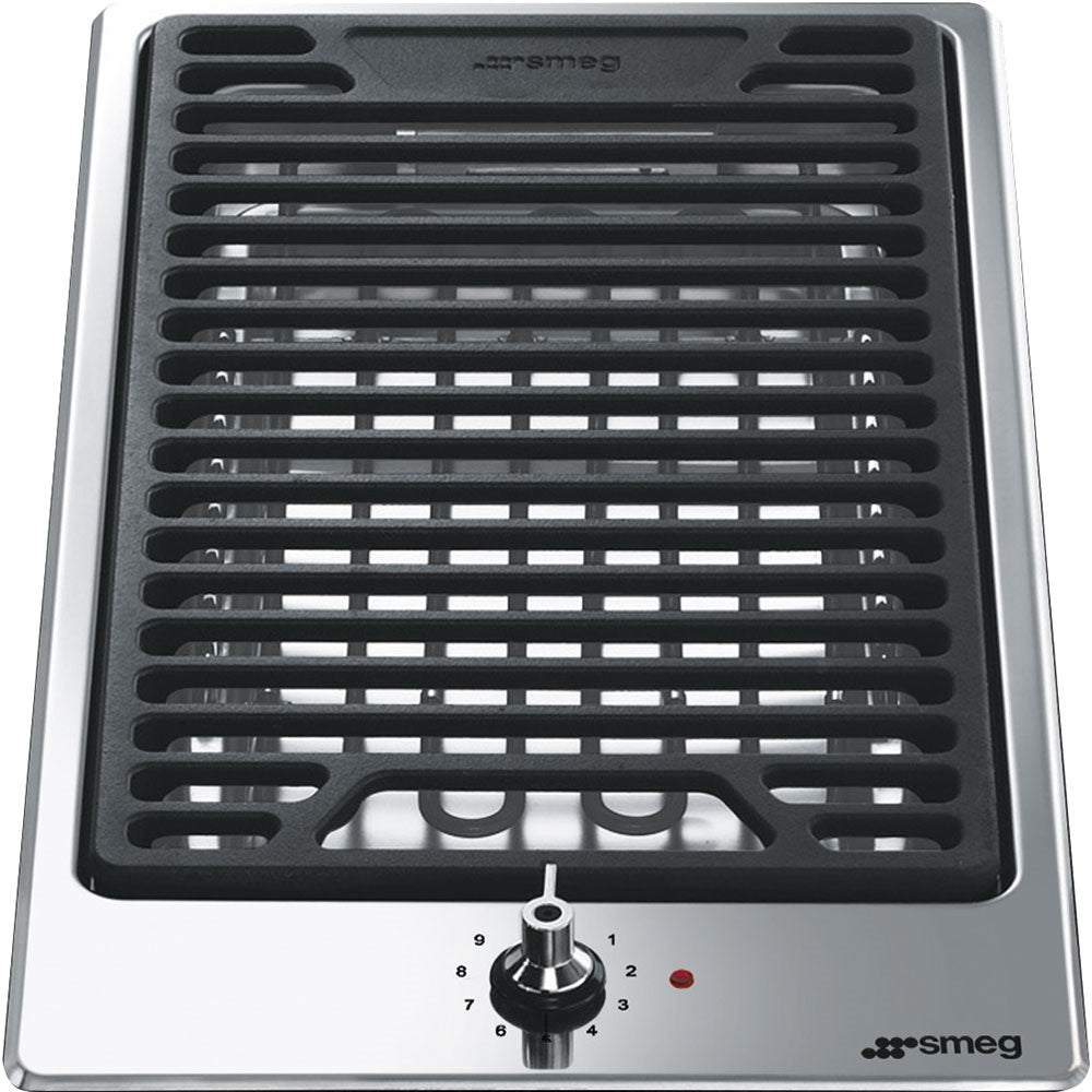 Smeg PGF30B 31cm Domino Classic Lava Stone Grill