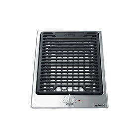 Smeg PGF30B 31cm Domino Classic Lava Stone Grill
