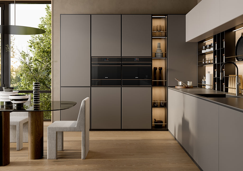 Smeg SO4604S4PNR 45cm Dolce Stil Novo Steam 100 PRO Oven, Copper Trim