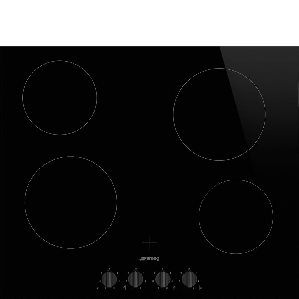 Smeg SE364TDMB Ceramic Hob - Matte Black