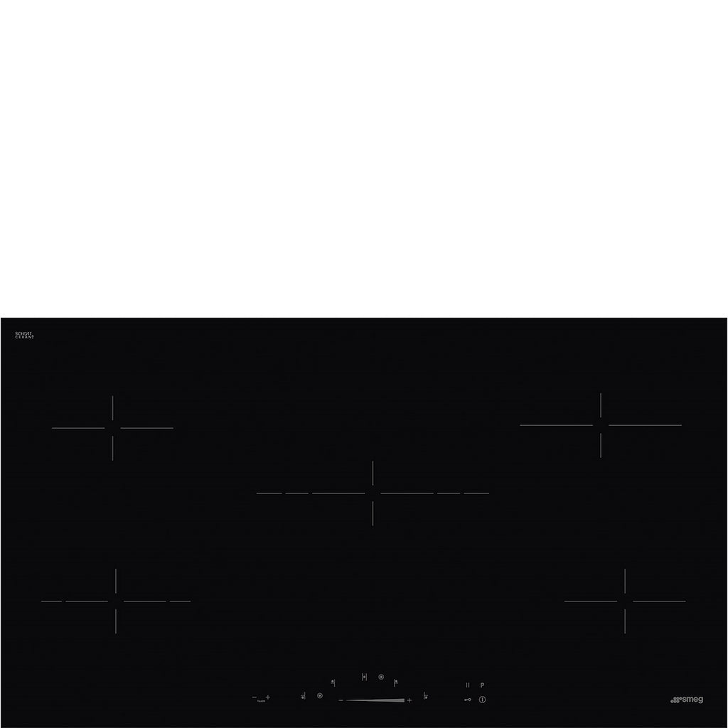 Smeg SE495ETD 90cm Ceramic Hob, Black